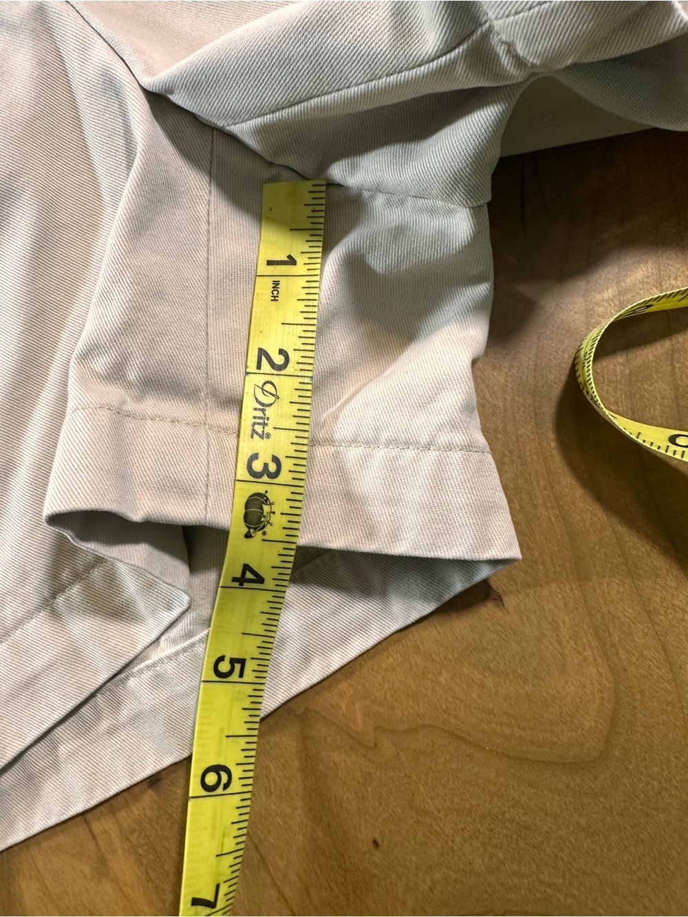 Banana Republic Khaki Cotton Shorts Womens 0 Beige Classic Chino Shorts - Picture 6 of 7